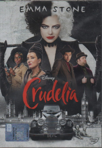 I dvd di Sorrisi collection n. 4 - Crudelia - Emma Stone -gennaio   2024 - settimanale