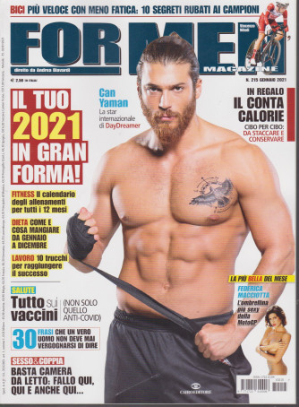 For Men Magazine - n. 215 - gennaio 2021 - mensile