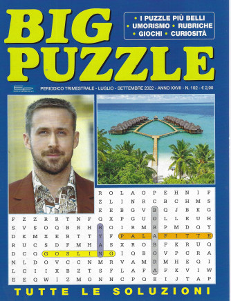 Big Puzzle - n. 102 - trimestrale - luglio - settembre  2022