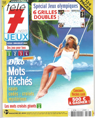 Tele 7 jeux - n. 516 -Juin/Juillet 2024 - in lingua francese
