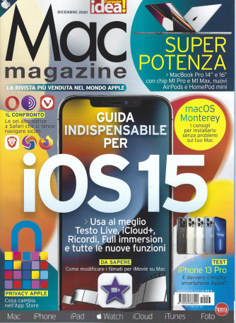 Mac magazine - n. 153 - mensile -dicembre 2021
