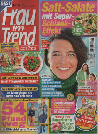 Frau im Trend - n. 6 - 2 februar 2024 - in lingua tedesca