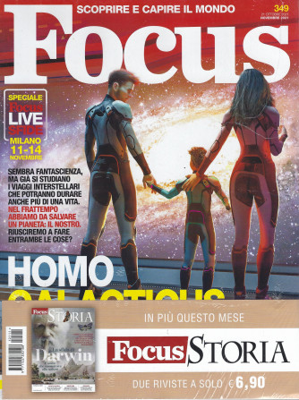 Focus + Focus Storia -    n. 349-novembre 2021- mensile - 2 riviste