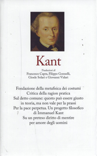 I grandi pensatori -Kant -  n. 10 -    settimanale - 5/8/2022 - copertina rigida