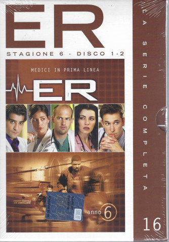 I dvd di Sorrisi collection n. 19 - In prima linea con i medici di ER -  16° uscita + doppio dvd - 12/4/2022 - settimanale