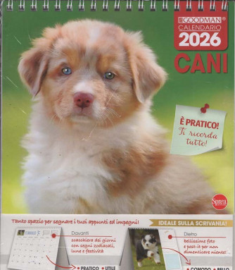 Calendario da Tavolo - Cani 2026 (17x20 cm con spirale)