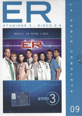 I dvd di Sorrisi collection n. 12 - In prima linea con i medici di ER -  9° uscita + doppio dvd - 22/2/2022 - settimanale