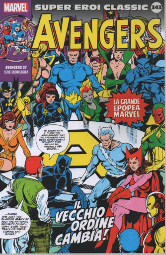 Super Eroi Classic  - Avengers   - nº343 -      settimanale -