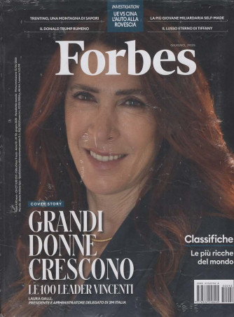 Forbes + The First Mag - Grandi Donne Crescono - Uscita n.92 - 12 Giugno 2025 - Mensile