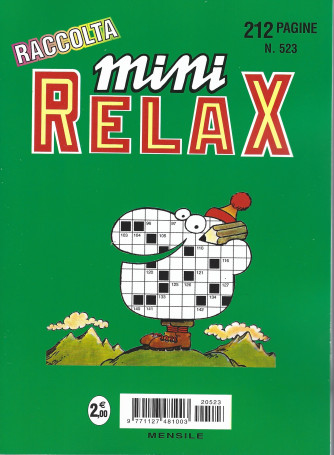 Raccolta Mini relax - n. 523 - mensile -gennaio 2022 -  212 pagine