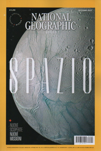 National Geographic  -Spazio-  n. 52 - n. 4  - 4 ottobre  2023 - mensile