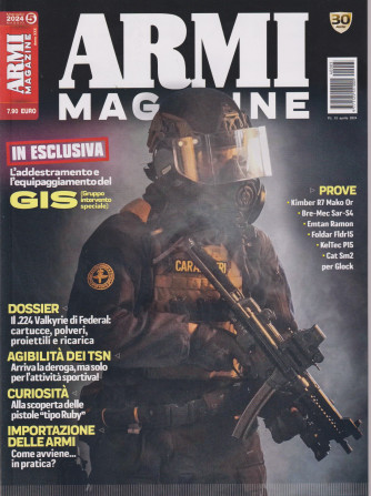 Armi magazine - n. 5  -maggio      2024 - mensile