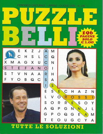 Puzzle belli - n. 290 - aprile - giugno  2022 - 196 pagine