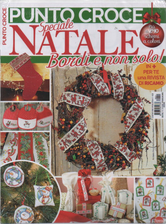I love punto croce Speciale Natale - Bordi e non solo! -n. 11 - bimestrale -novembre - dicembre 2023 - in + per te una rivista di ricamo - 2 riviste