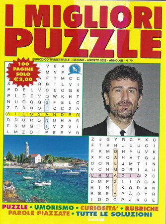 I migliori puzzle - n. 79 - trimestrale - giugno - agosto 2022 - 100 pagine