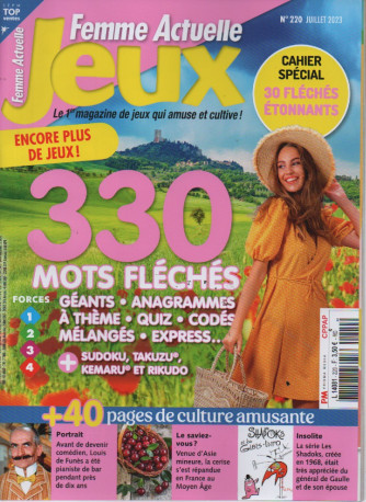 Femme Actuelle Jeux - n. 220 -juillet 2023 - in lingua francese