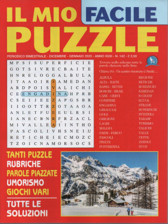 Il Mio facile puzzle - n. 142 - bimestrale - dicembre - gennaio 2023