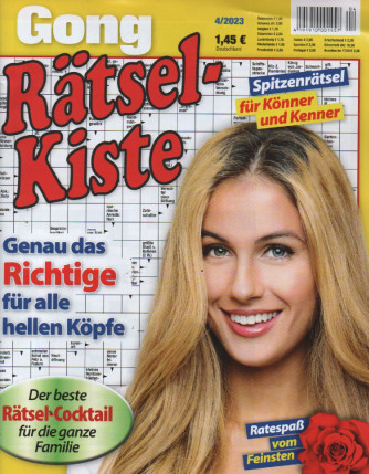 Gong - Ratsel - Kiste - n. 4 /2023 - in lingua tedesca
