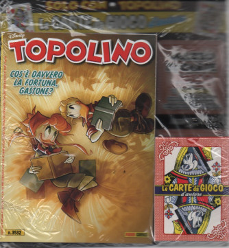 Topolino - Edizione Speciale Uscita Nº3532 del 2 agosto 2023 - + le carte da gioco d'autore - fumetto + carte