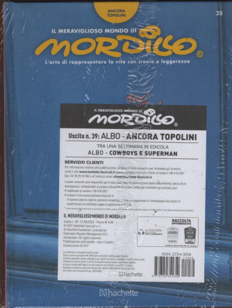 IL MERAVIGLIOSO MONDO DI MORDILLO -   39°USCITA - ALBO "Ancora topolini" + POSTER DA COLLEZIONE