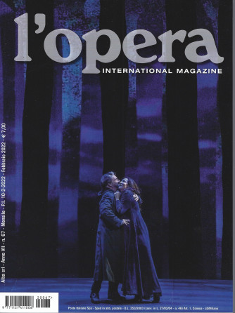 L'opera international magazine - n. 67- mensile  - febbraio  2022