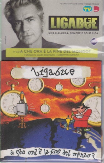 Cd Sorrisi Collezione 2 - n. 17 - Ligabue  -4° cd - A che ora è la fine del mondo? -    20/4/2021 - settimanale - formato maxi digipack + libretto inedito