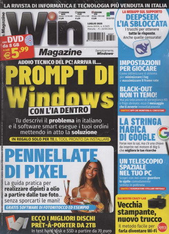 Win Magazine + Dvd - Uscita n.327 - 20 Giugno 2025 - Mensile
