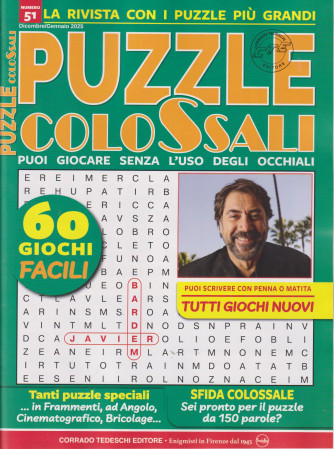 Puzzle Colossali - Uscita n.51 - 14 Novembre 2024 - Bimestrale