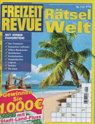 Freizeit Revue - Ratsel Welt - n. 115 - in lingua tedesca