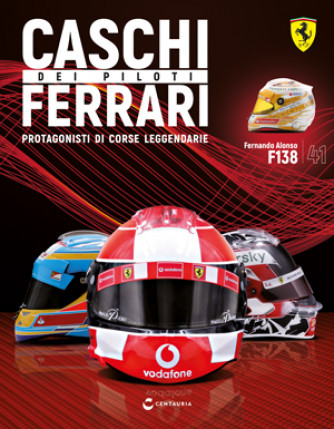 Caschi dei piloti Ferrari - Fernando Alonso - 2013 - Uscita Nº41 del 25/04/2023 Periodicità: Quindicinale Editore: Centauria