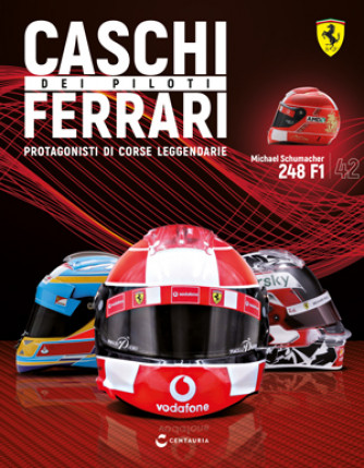 Caschi dei piloti Ferrari - Michael Schumacher - 2006 - Uscita Nº42 del 09/05/2023 Periodicità: Quindicinale Editore: Centauria