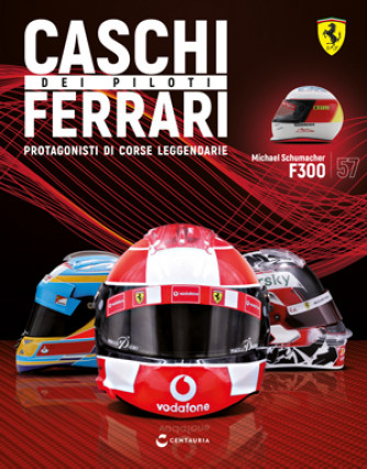 Caschi dei piloti Ferrari - Michael Schumacher - 1998 - Uscita Nº57 del 12/12/2023 Periodicità: Quindicinale Editore: Centauria
