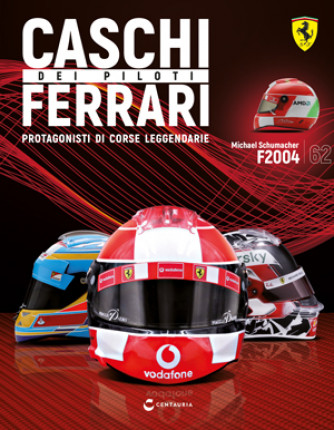 Caschi dei piloti Ferrari - Michael Schumacher - 2004 - Gran Premio d'Italia - Uscita n.62 - 12/03/2024 - Editore: Centauria