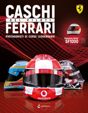 Caschi dei piloti Ferrari - Sebastian Vetel SF1000 - 2020 - Uscita n.71 - 18/07/2024 - Editore: Centauria