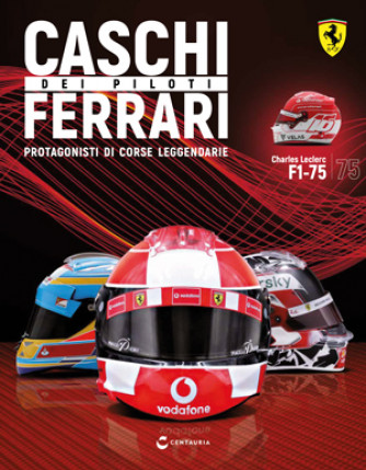 Caschi dei piloti Ferrari - Charles Leclerc F1-75 - 2022 - Uscita n.75 - 10/09/2024 - Editore: Centauria-75