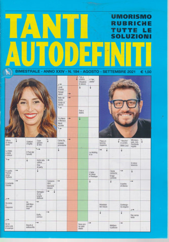 Tanti Autodefiniti - n. 184 - bimestrale -agosto - settembre 2021