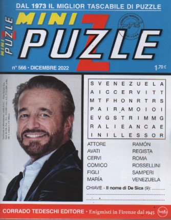 Mini Puzzle - n.566 -dicembre 2022 - mensile
