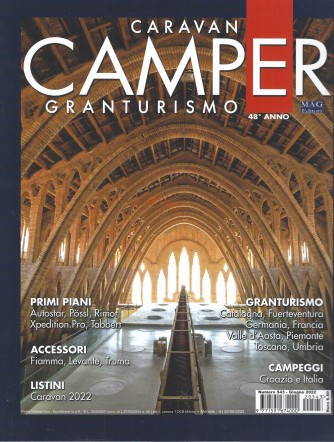 Caravan e Camper  - Granturismo - n. 543 -giugno   2022- mensile