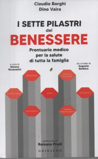 I sette pilastri del benessere -Prontuario medico per la salute di tutta la famiglia -  Claudio Borghi - Dino Vaira -  Gribaudo