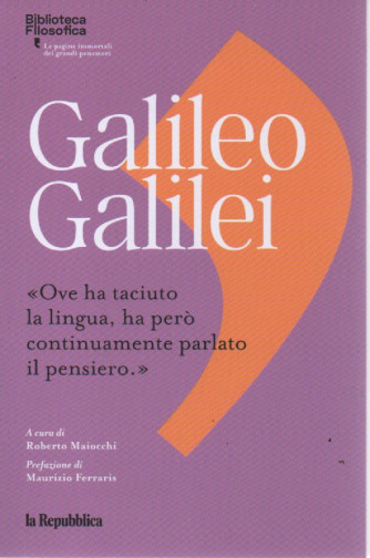 Biblioteca filosofica - Galileo Galilei  - n.26 - La Repubblica