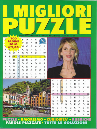 I migliori puzzle - n. 78 - trimestrale - marzo - maggio 2022 - 100 pagine
