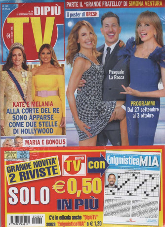 Dipiù TV + Enigmistica Mia - Uscita n.39 - 23 Settembre 2025 - Settimanale