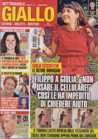 Giallo - n.31 -7 agosto        2024 - settimanale