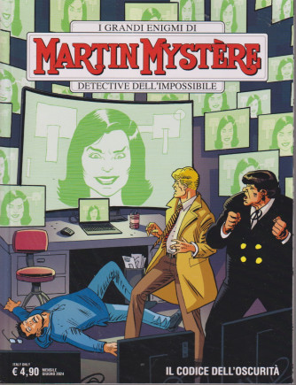 I grandi enigmi di Martin Mystere - Detective dell'impossibile -Il codice dell'oscurità-  n. 412- mensile -11 giugno  2024