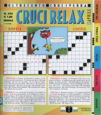 Cruci Relax - Uscita n.250 - 15 Marzo  2025 - Mensile