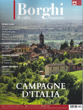 I Borghi & città Magazine - n. 69 - Campagne d'Italia- febbraio 2022