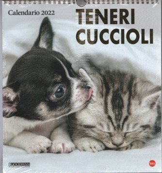 Calendario 2022 Teneri cuccioli - cm. 27.5 x 30 con spirale