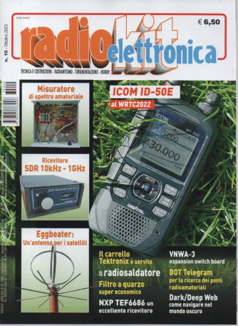 Radio kit elettronica - n. 10-ottobre      2023 - mensile