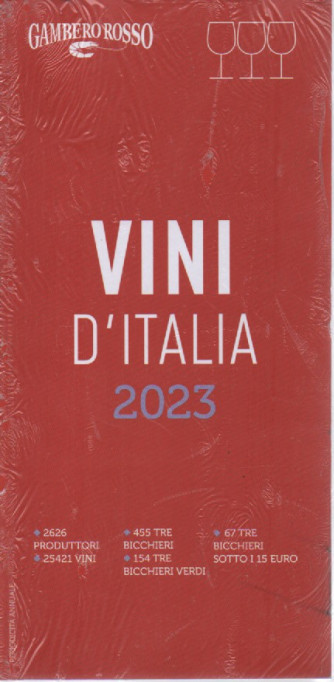 Vini d'Italia 2023 - di Gambero Rosso - 31/3/2023 - annuale