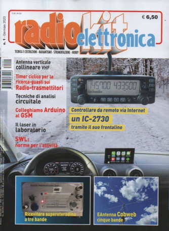 Radio kit elettronica - n. 1- gennaio 2023 - mensile
